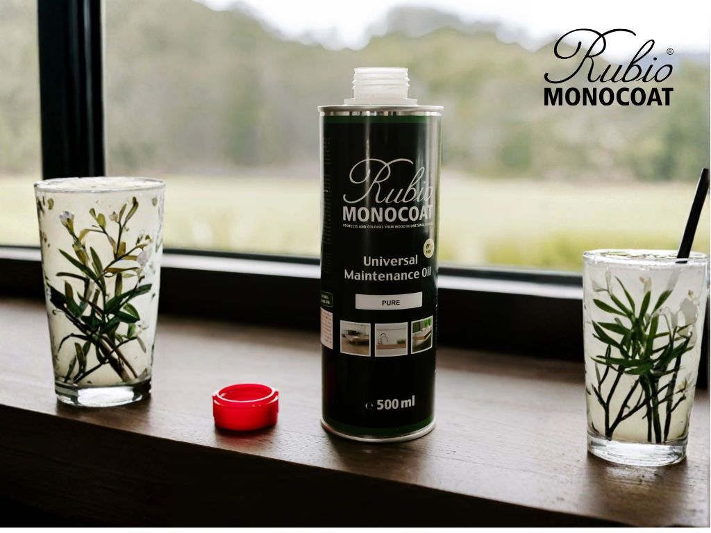 Rubio Universal Maintenance Oil - aplikace údržbového oleje